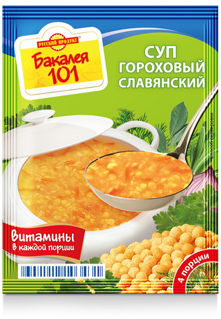 Суп Русский Продукт Славянский гороховый 65 г пакет