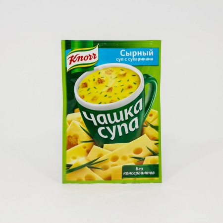 Knorr Чашка Супа быстрорастворимый суп  Сырный с сухариками 15.6 гр