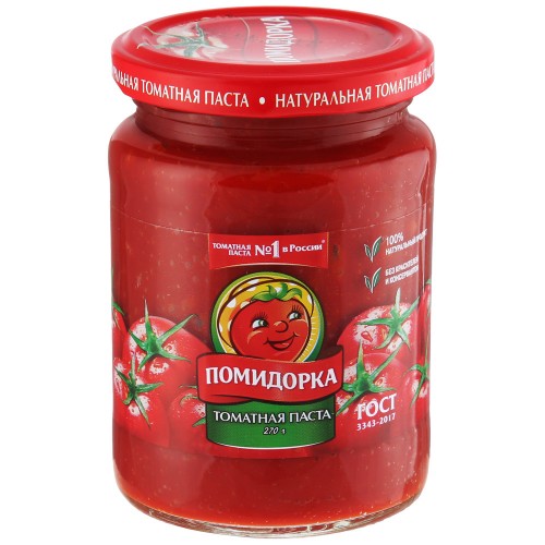 Паста томатная Помидорка 25-28 % 270 г ст/б